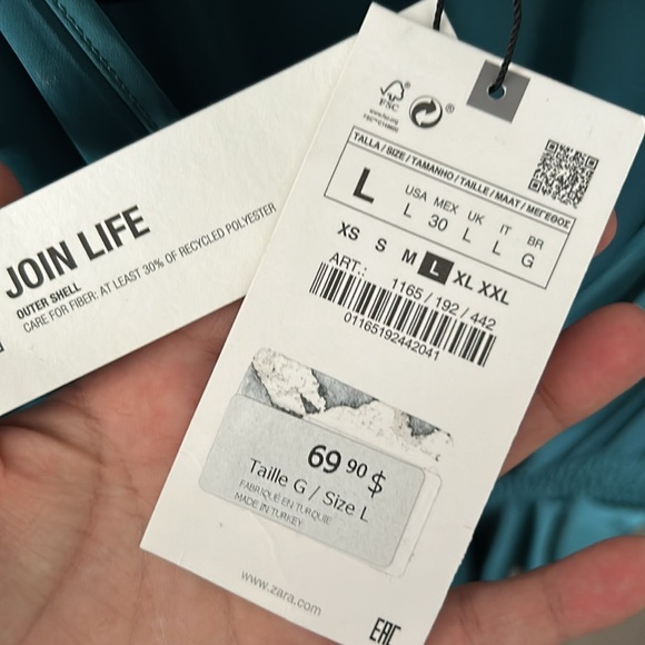 BNWT Zara Flowly Dress - Picture 3 of 4